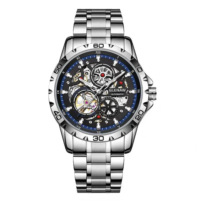 Steampunk Skeleton Automatic Watch for Men | Luxury Mechanical Timepiece - TREASURE ESHOP